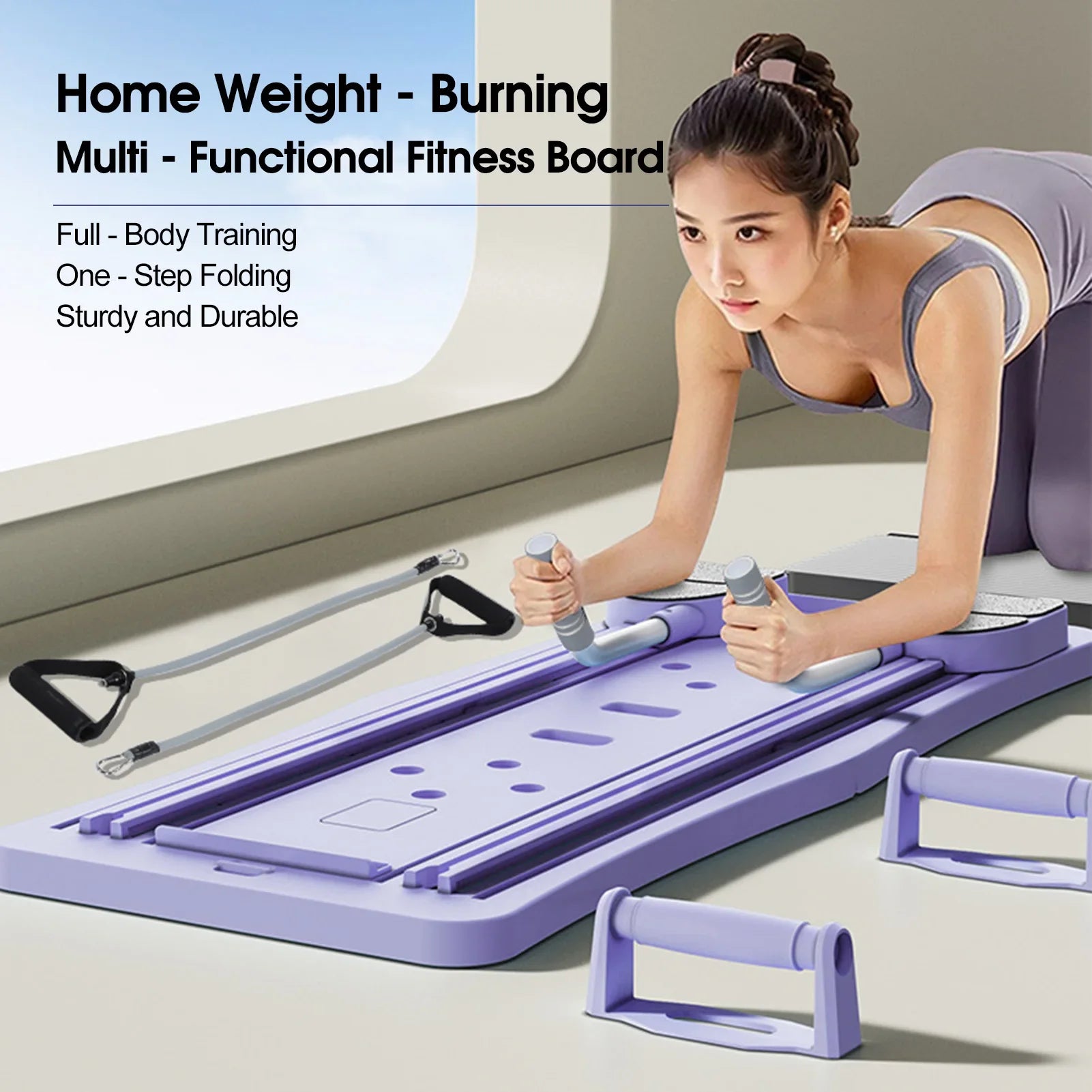 Foldable Pilates Fitness Board