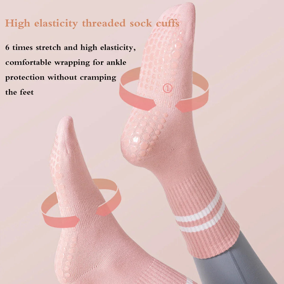 Comfy Grip Pilates Socks